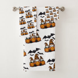 Halloween-Gnom-Tuch-Set Badhandtuch Set