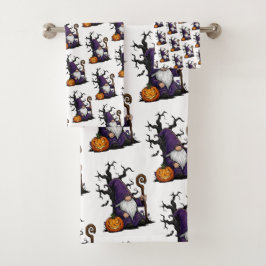 Halloween-Gnom-Tuch-Set Badhandtuch Set