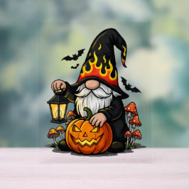 Halloween Gnome Acrylic Sign Acrylschild