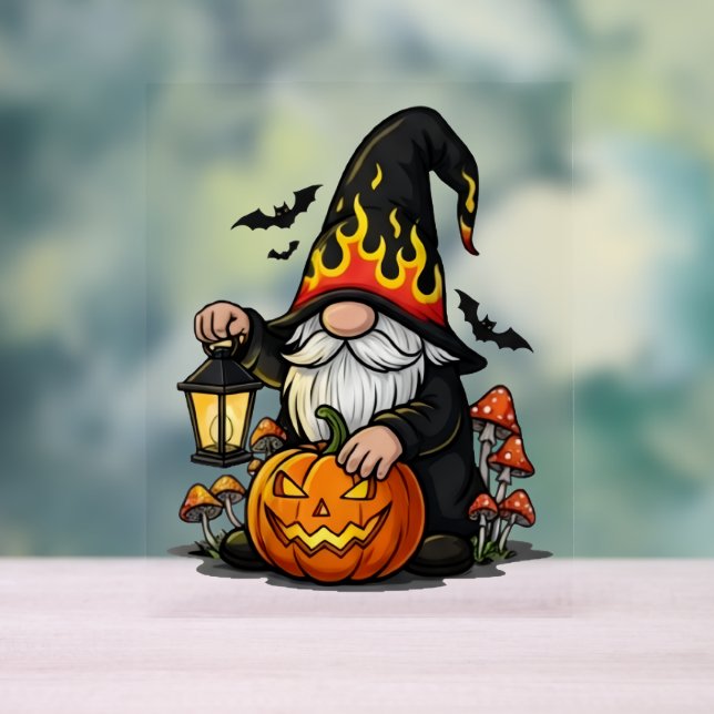 Halloween Gnome Acrylic Sign Acrylschild (Neutral)