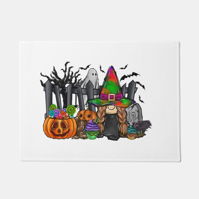 Halloween Gnome Fußmatte (Vorderseite)