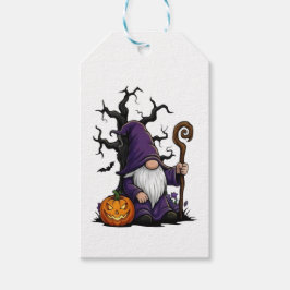 Halloween-Gnome-Geschenkanhänger Geschenkanhänger