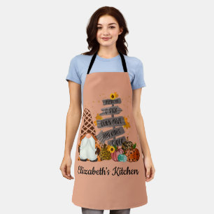 Halloween-Gnome, Herbst, Kürbis-Schürze Schürze