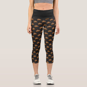 Halloween-Gnome-Hose mit hoher Taille Capris