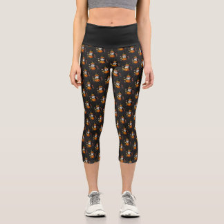 Halloween-Gnome-Hosen mit hoher Taille Capris