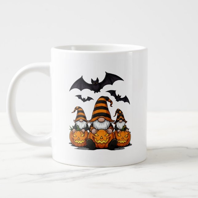 Halloween Gnome Jumbo Specialty Mug Jumbo-Tasse (Links)