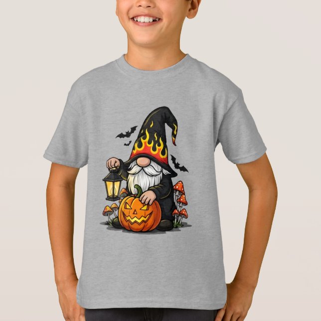 Halloween Gnome Kids T-Shirt (Vorderseite)