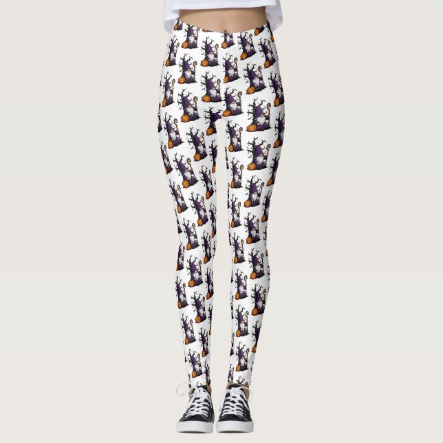 Halloween-Gnome-Leggings Leggings (Vorderseite)