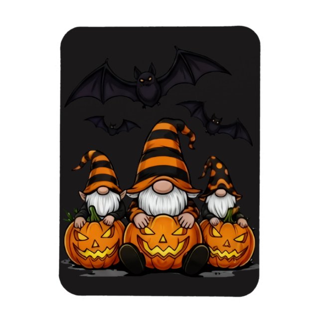 Halloween-Gnome-Magnet Magnet (Vertikal)