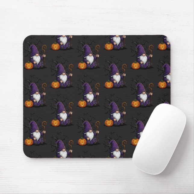 Halloween Gnome Mousepad (Mit Mouse)