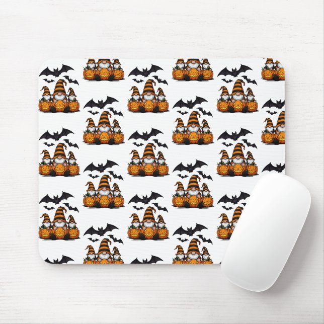Halloween Gnome Mousepad (Mit Mouse)
