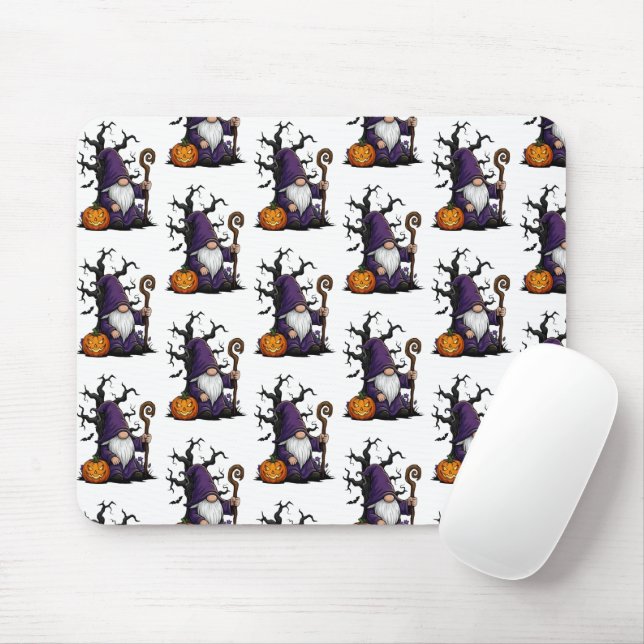 Halloween Gnome Mousepad (Mit Mouse)