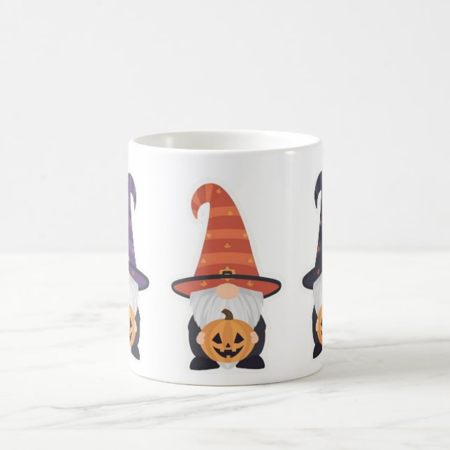 Halloween Gnome Mug | Cute Pumpkin Coffee Cup Kaffeetasse (Mittel)