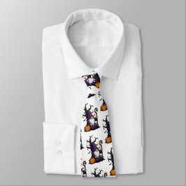 Halloween Gnome Neck Tie Krawatte