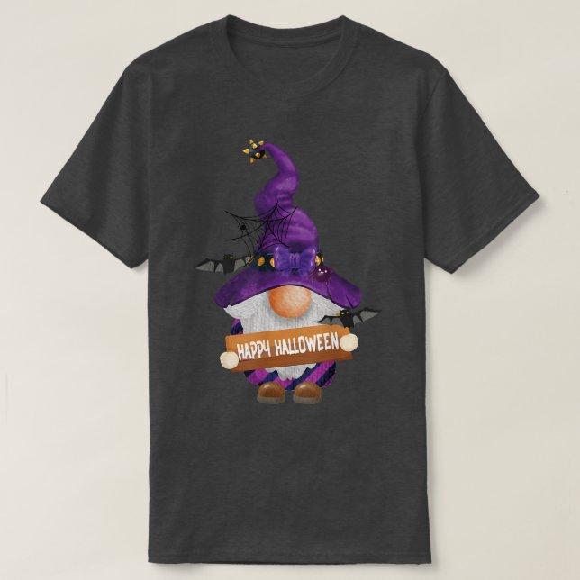 Halloween Gnome niedlich Gnome Halloween Kostümpum T-Shirt (Design vorne)