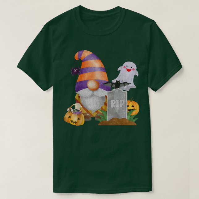 Halloween Gnome niedlich Gnome Halloween Kostümpum T-Shirt (Design vorne)