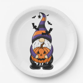 Halloween Gnome Pappteller