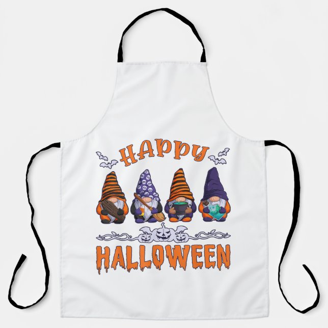 Halloween-Gnome Schürze (Vorderseite)