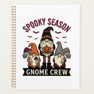 Halloween-Gnome-Shirt Spooky Gnome Crew Vintage De Planer