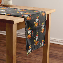 Halloween Gnome Table Runner Kurzer Tischläufer