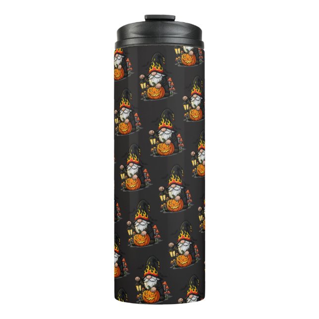 Halloween Gnome Thermal Tumbler Thermosbecher (Vorderseite)