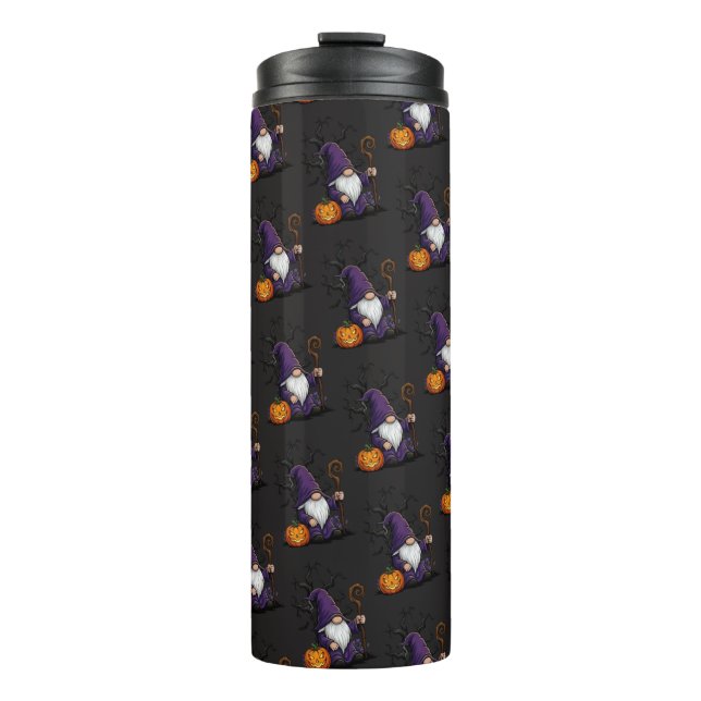 Halloween Gnome Thermal Tumbler Thermosbecher (Vorderseite)