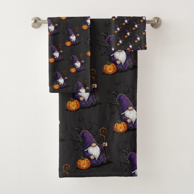 Halloween Gnome Towel Set (Insitu)