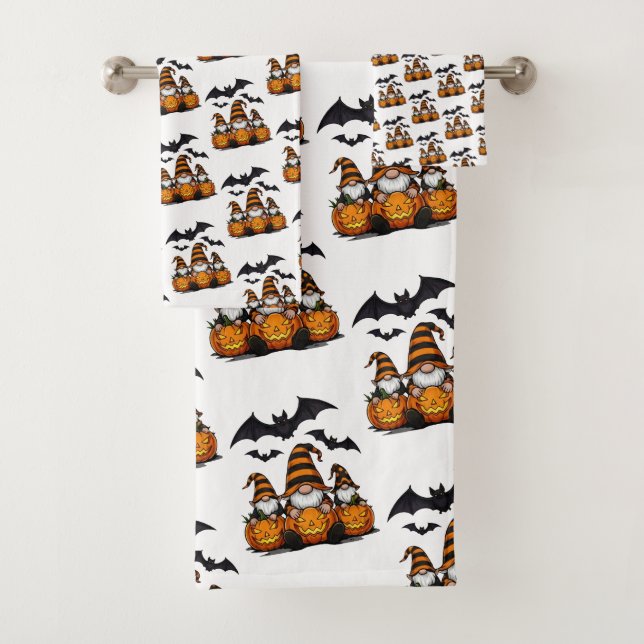 Halloween Gnome Towel Set (Insitu)