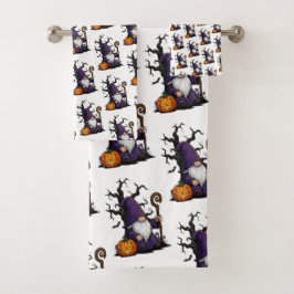Halloween Gnome Towel Set