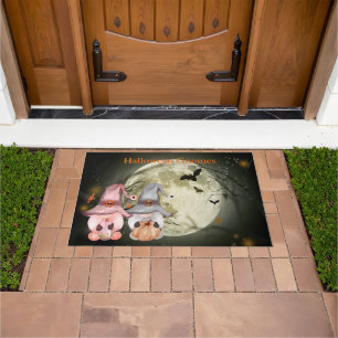 Halloween Gnomes Full Moon Family Fußmatte