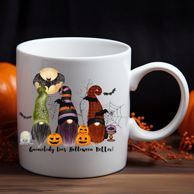 Halloween Gnomes | Funny Gnome T - Shirt Tasse (Von Creator hochgeladen)