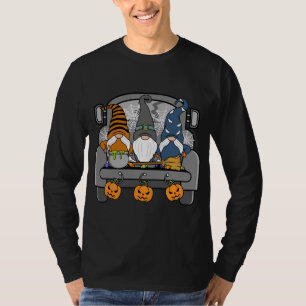 Halloween Gnomes Funny Monsters Pumpkin Spice Witc T-Shirt