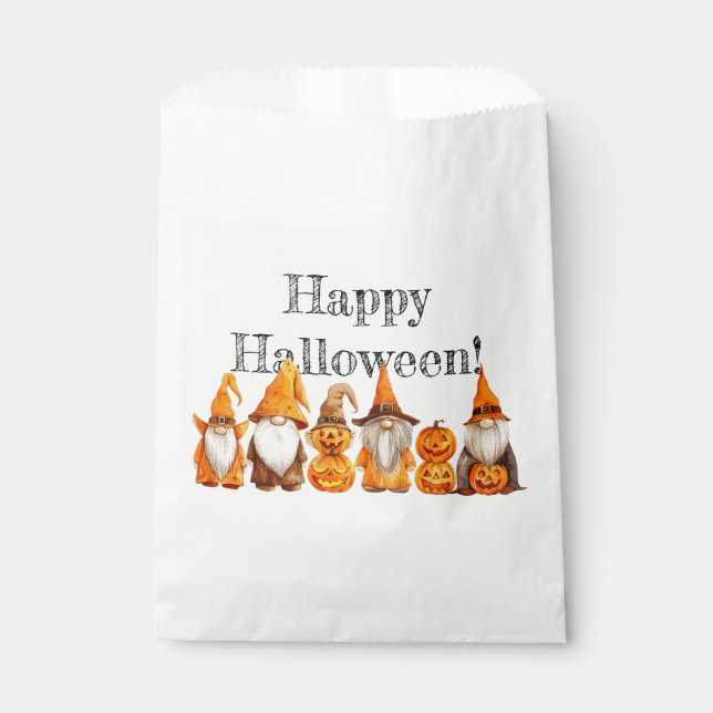 Halloween Gnomes Geschenktütchen (Vorderseite)