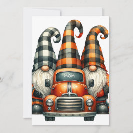 Halloween Gnomes Invitation Einladung