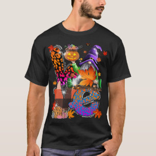 Halloween Gnomes Niedlicher Herbst Pumpkin Fall Fu T-Shirt
