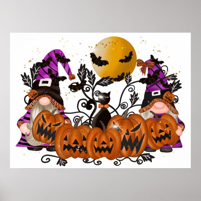 Halloween Gnomes Poster (Vorne)