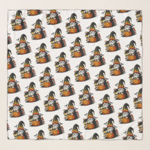 Halloween-Gnomon-Chiffon-Schal