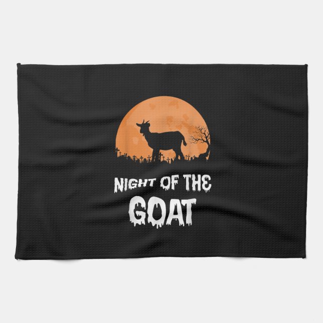 Halloween Goat Costume Gift Geschirrtuch (Horizontal)