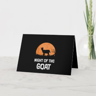 Halloween Goat Costume Gift Karte