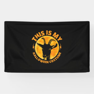 Halloween Goat Costumes Funny Goat Farm Bauer Banner