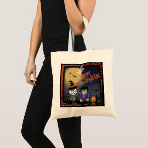 Halloween Goblins Inspirivity Large Tote Bag Tragetasche