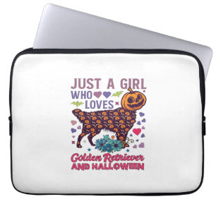 Halloween Golden Retriever_1 Laptopschutzhülle