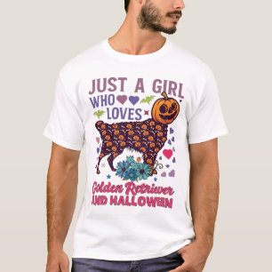Halloween Golden Retriever_1 T-Shirt