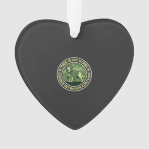 Halloween Golden Retriever Das ist mein Scary_1 Ornament