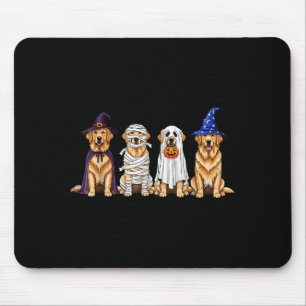 Halloween Golden Retriever Geist Soky Hunde Liebha Mousepad