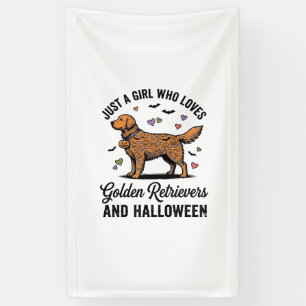 Halloween Golden Retriever Mädchen Hundemutter Vin Banner