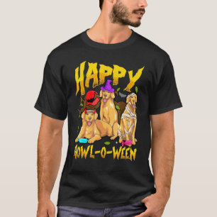 Halloween Golden Retriever Mama Papa Happy Howl O T-Shirt