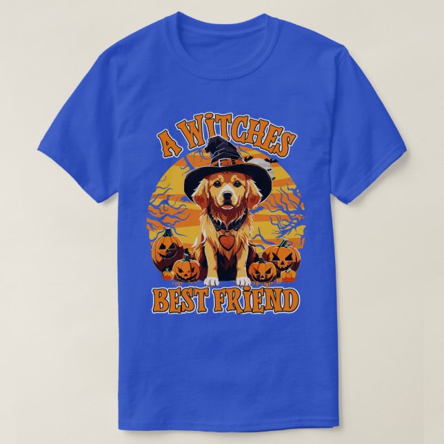 halloween golden Retriever T-Shirt (Design vorne)