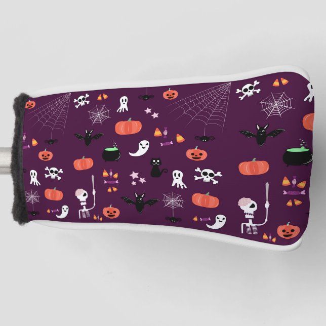 Halloween Golf Headcover (Vorderseite)
