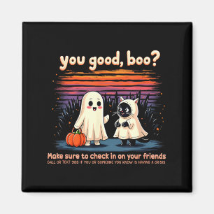 Halloween Good Boo_ Prävention Psychische Gesundhe Magnet